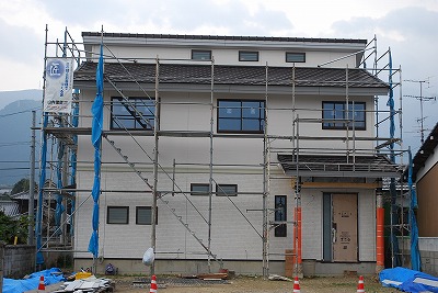 新築住宅の工事状況