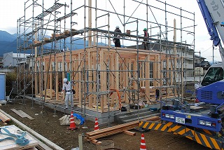 新築住宅の建前