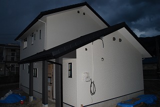 新築住宅の工事状況
