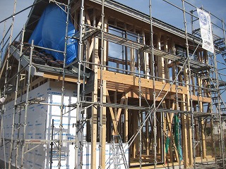新築住宅の工事状況