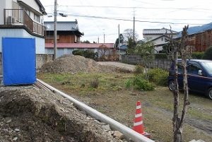 新築住宅の敷地配置