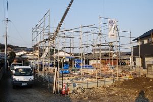 新築住宅の建前