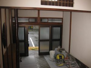 聚楽壁の左官塗り替え
