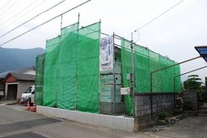 新築注文住宅の工事