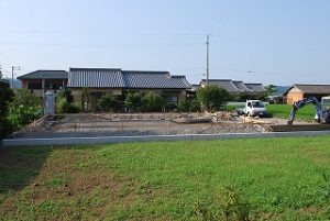 注文住宅の着工基礎工事