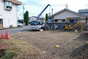 ◎建築確認申請の許可が下りて着工に入りました。