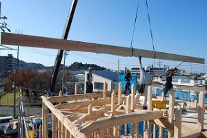 新築注文住宅の建前上棟