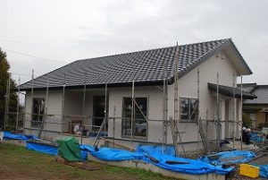 新築注文住宅の工事