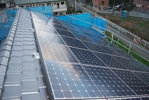 新築の太陽光発電システム