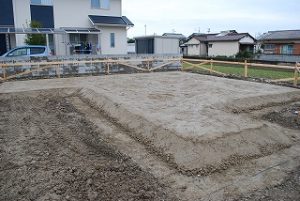 新築住宅の基礎工事