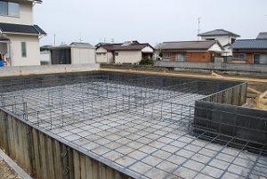 新築住宅の基礎工事