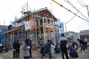 新築住宅の建前上棟