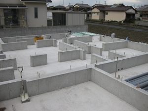 新築住宅の建前・上棟の準備工事