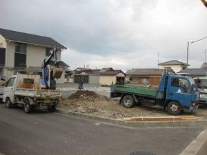 新築住宅の建前・上棟の準備工事