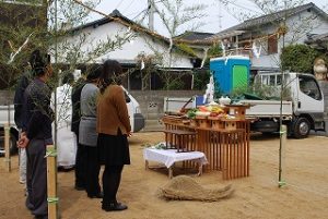 地鎮祭の良き日に