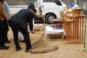 地鎮祭の良き日に