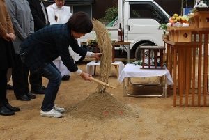 地鎮祭の良き日に