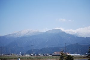 残雪の石鎚山系