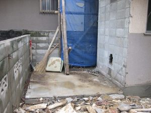 既存建屋の解体