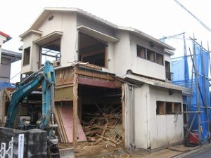 既存建屋の解体