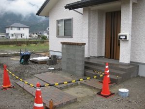 新築住宅の外構エクステリア工事