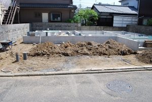 松山市での新築工事