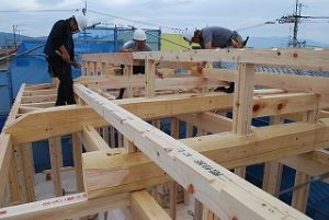 新築住宅の建前・上棟