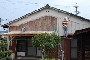 外壁の塗り替え工事