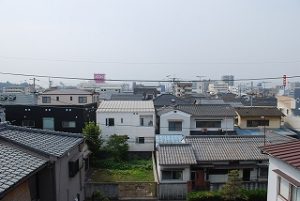 松山市の新築現場