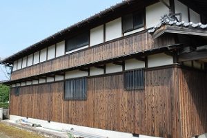 納屋の外壁張替え