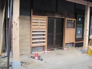 古民家の再生工事