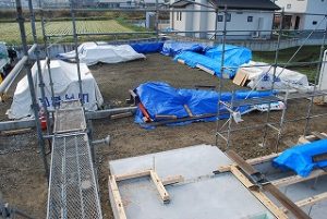 新築住宅の建前・上棟前