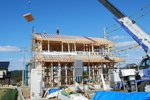 新築住宅の屋根仕舞い