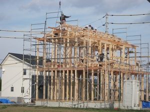 新築住宅の建前・上棟