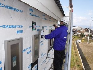 新築住宅の防水検査