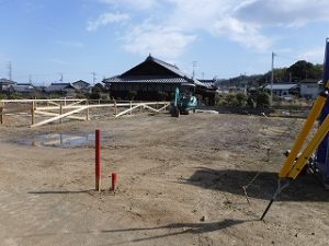 新築住宅の基礎工事