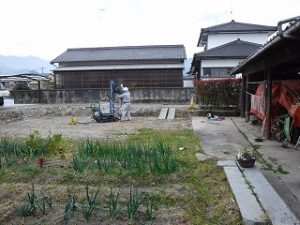 新築住宅の地盤強度の事前調査