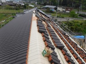 新築平屋建て屋根瓦葺き