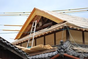 和風建築の屋根葺き替え