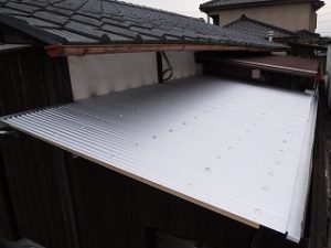 テラス屋根張替え工事