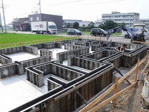 新築住宅の建前・上棟へ向けて