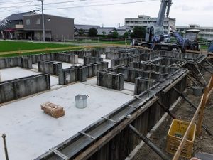 新築住宅の建前・上棟へ向けて