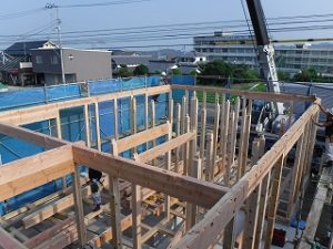 新築住宅の建前・上棟