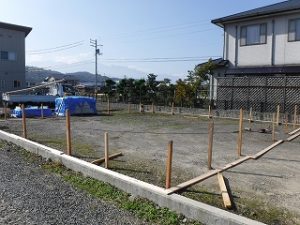 新築住宅の基礎工事