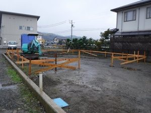 新築住宅の基礎工事