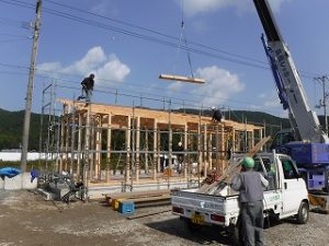 新築事務所の建前