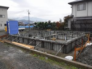 新築住宅の基礎工事