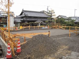 新築住宅の基礎工事