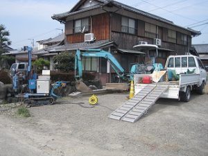 新築事務所工事の地鎮祭