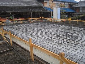 新築住宅の基礎工事